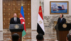 Azərbaycan və Misir prezidentləri mətbuata bəyanatlarla çıxış ediblər