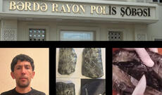 Bərdədə keçmiş məhkumdan 4 kiloqramdan çox narkotik vasitə aşkar edilib