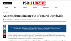 İsrail mətbuatında Ermənistandakı antisemitizmi ifşa edən məqalə yayımlanıb