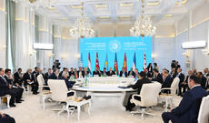 Şuşada Türk Dövlətləri Təşkilatının Dövlət başçılarının qeyri-rəsmi Zirvə görüşü keçirilib
Azərbaycan Respublikasının Prezidenti İlham Əliyev tədbirdə iştirak edib