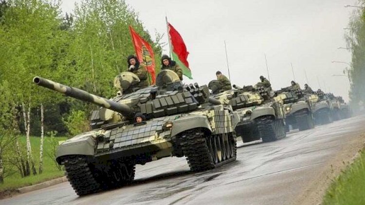 Belarus ordusunu və texnikasını Rusiyaya göndərdi