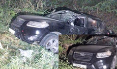 Bakı-Qazax yolunda avtomobil kanala düşüb, xəsarət alan var