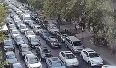 Bakının bir sıra yollarında tıxac müşahidə edilir