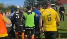 Fransada futbol matçı zamanı ermənilər və türklər dava ediblər