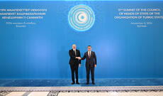 Bişkekdə Türk Dövlətləri Təşkilatı Dövlət Başçılarının 11-ci Zirvə görüşü keçirilir
Prezident İlham Əliyev Dövlət Başçıları Şurasının iclasında çıxış edib