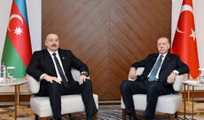 Bişkekdə İlham Əliyevlə Türkiyə prezidenti Rəcəb Tayyib Ərdoğan arasında görüş olub