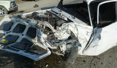 Qubada ağır qəza: 5 nəfər xəsarət aldı