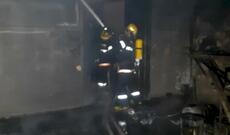 Gəncədə sex yandı - Hadisə yerindən VİDEO