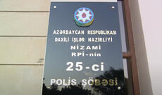 Restoranların birində soyğunçuluq edən şəxsi polis saxlayıb