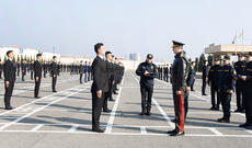 Daxili işlər naziri xidmətə qəbulla bağlı növbəti sıra baxışı keçirib - VİDEO