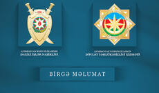 Azərbaycan Respublikası Dövlət Təhlükəsizliyi Xidmətinin və Daxili İşlər Nazirliyinin birgə məlumatı