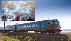 Hacıqabulda qatarda yanğın olub, 4 nəfər tüstüdən zəhərlənib