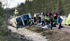 İsveçdə dəhşətli qəza: 100-dən çox avtomobil toqquşdu