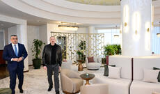 Prezident İlham Əliyev Xankəndidə “Bulud” hotelinin açılışında iştirak edib