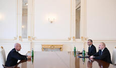 Prezident İlham Əliyev Beynəlxalq Xizək və Snoubord Federasiyasının prezidentini qəbul edib