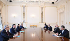 Prezident İlham Əliyev Qazaxıstanın Baş naziri Oljas Bektenovu qəbul edib