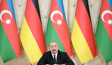 Azərbaycan və Almaniya prezidentləri mətbuata bəyanatlarla çıxış ediblər