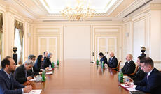 Prezident İlham Əliyev İranın yol və şəhərsalma nazirini qəbul edib