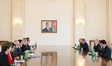 Prezident İlham Əliyev Avropa İttifaqının ali nümayəndəsi, Avropa Komissiyasının vitse-prezidenti Kaya Kallası qəbul edib