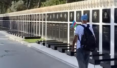 Lerik sakininin Bakıdakı Şəhidlər Xiyabanına piyada yürüşü başa çatıb