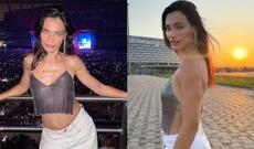 Türkiyəli aktrisa Castin Timberleykə görə Bakıya gəldi