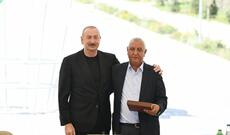 Milli Qəhrəman Hökumə Əliyevanın atası Prezidentlə görüşdə şeir dedi