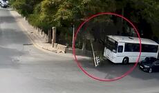 Bakıda sərnişin avtobusu qəzaya düşdü
