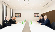 Vilayət Eyvazov Qazaxıstan Daxili İşlər Nazirliyinin nümayəndə heyətini qəbul edib