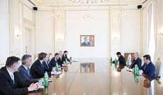 Prezident İlham Əliyev Xorvatiya parlamentinin nümayəndə heyətini qəbul edib