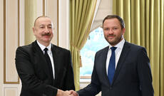 Prezident İlham Əliyev Estoniyanın xarici işlər nazirini qəbul edib