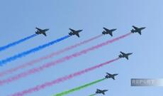 Bakıda Vətən müharibəsində Qələbənin beşinci ildönümünə həsr olunmuş Hərbi parad keçirilib