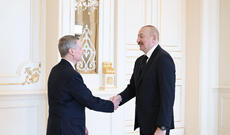 Prezident İlham Əliyev ABŞ-ın İsa Məsihin Sonuncu Gün Müqəddəsləri Kilsəsinin nümayəndə heyətini qəbul edib