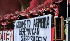 Ermənistan-Macarıstan matçında təxribat: Ramil Səfərova işarə etdilər