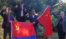 Bakıda SSRİ bayrağı qaldıranlar həbs edildi