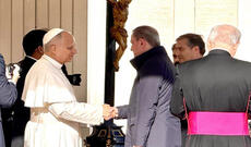 Ceyhun Bayramov Roma Papası ilə görüşdü - FOTO