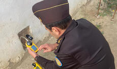 “Yanar dağ”ın yaxınlığındakı evlərə metan qazı sızıb - FOTOLAR