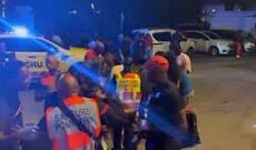 Qvadelupada izdihamın arasına maşın sürən sürücü sərxoş olub.