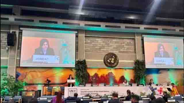 Azərbaycan BMT Ətraf Mühit Assambleyasının 7-ci sessiyasında Milli Bəyannaməsini təqdim etdi