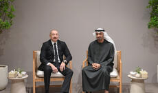 Azərbaycan Prezidenti İlham Əliyev Əbu-Dabidə Birləşmiş Ərəb Əmirliklərinin Prezidenti ilə görüşüb, bir sıra tədbirlərdə iştirak edib