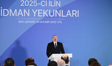 Prezident İlham Əliyev 2025-ci ilin idman yekunlarına həsr olunan mərasimdə iştirak edib