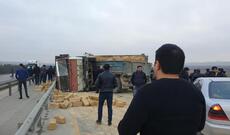 Ələt-Astara yolunda "KamAZ" və "Hunday" toqquşdu