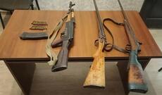 Paytaxt və rayonlarda silah-sursat ələ keçirildi