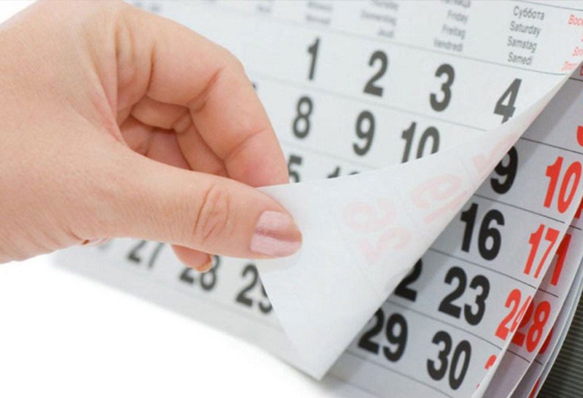 Bu ay neçə gün evdəyik?