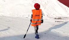 Moskvada robot yolları təmizləməyə başlayıb