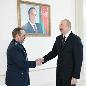 Prezident İlham Əliyev İranın müdafiə və silahlı qüvvələrə dəstək nazirinin başçılıq etdiyi nümayəndə heyətini qəbul edib