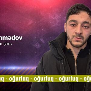 Bakıda 30 min manatlıq qızıl oğurlayan şəxs saxlanıldı - VİDEO