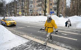 Moskva buz və küləklə bağlı sarı hava xəbərdarlığı verib