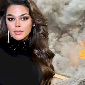 Türkiyənin tanınmış aktrisasının villası yandı: xəstəxanaya yerləşdirildi - FOTO