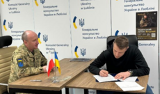 Polşada bir qrup  Legion könüllüləri Ukrayna Silahlı Qüvvələri ilə müqavilələr imzaladılar