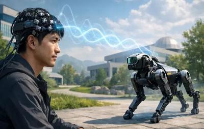 Çində düşüncə ilə idarə olunan robot-it təqdim edildi